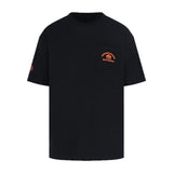 Ch hip-hop t shirts high streetch short sleeve sanskrit orange letterprinting short sleeve loosecasualamerican short sleeve couple