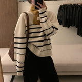 Women Knitted Pullover round Neck Knitted Autumn and Winter Long Sleeve Sweater