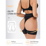 Butt lifter shapewear panty buttoned tummy tuck butt lift