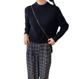 Women Winter Knitted Sweater Coat Knitted Pullover 8t3061