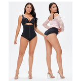 Shapewear Bodysuit High Waist Half Hip Wrap Abdomen