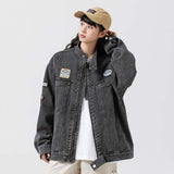 Unisex Jacket Autumn Vintage Denim Jacket