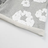 Denim Tears Outfit:T Shirt/Shorts (Separate Purchase Options) Loose Short Sleeve T-shirt Casual Shorts Suit