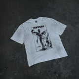 saint m t shirts s.m graffiti angel graphic crew neck short sleeve tee