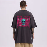 Men T Shirt Skull Fun US Dollar Printed Short Sleeve T-shirt
