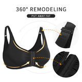 Full figure bra breast shaping