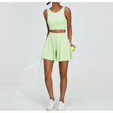 Women Yoga Set Sports Shorts Women's Quick-Drying Culottes