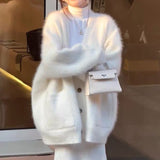 Women Knitted Cardigan Autumn Baggy Coat Knitted Cardigan Sweater