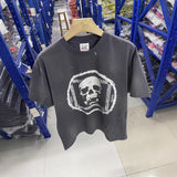 saint m t shirts s.m. crew neck t-shirt with skull graphic