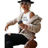 Women Trench Coat Double-Sided Velvet Long Sleeve Lapel Breasted Solid Color Mid-Length Plush Coat
