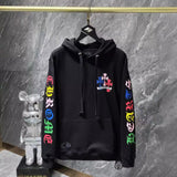 Chh Chrome Hearts Hoodie Autumn/Winter Color Phantom Letter Flower Arm Casual Sports Hooded Sweater