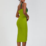 Women Evening Dress Sexy Slim Fit Bandage One-Piece Dress Camisole Gown