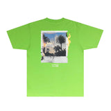 Gallery Dept T Shirt Retro Printed Loose Short-Sleeved Shirt