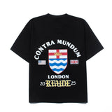 Hip-hop t-shirts - american high street hip-hop streetwear vintage flag print short sleeve tee - summer top