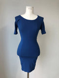 Women Dresses Summer Short Sleeve Dress Sexy Hip Skirt round Neck Skirt
