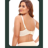 Full figure bra lace jacquard super thin