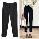 Women Sweatpants Autumn and Winter Straight Pants Casual Pants