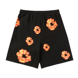 Denim Tears Outfit:T Shirt/Shorts (Separate Purchase Options) Loose Short Sleeve T-shirt Casual Shorts Suit