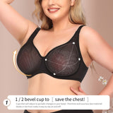 Full figure bra thin see-through intimates bra