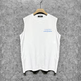Amiri tank top with crayon horizontal stripes printing