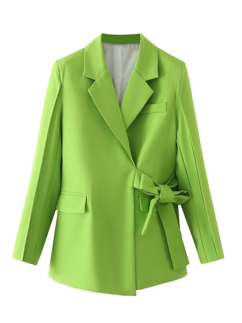 Women Suits Lapel Long Sleeve Casual Suit Jacket Suit