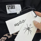 Sp5der Hoodie Cobweb Puff Print Pure Cotton
