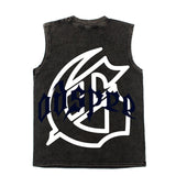 Hip-hop t shirts american high street rock street skull racing west coast rap vest vest sleeveless t-shirt undershirt