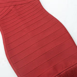 Women Evening Dress Tassel Bandage One-Piece Dress Sexy Lace Hip Spaghetti Straps Dress
