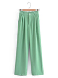Women Sweatpants Casual Wide Leg Pants Suit Pants Baggy Straight Trousers