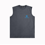 Amiri tank top small spider letter horizontal stripprinting