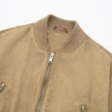 Women Jacket Flight Jacket Top Women's Autumn Stand Collar Zipper Slim Fit Baseball Uniform Jacket