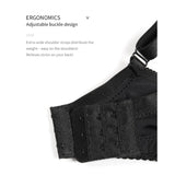 Full figure bra lace women's thin push-up