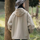 Unisex Shirts Fall Pocket Hooded Jacket