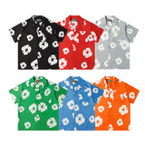 Denim Tears Button-Down Shirt Flower Woven