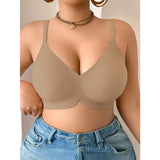 Full figure bra seamless women's push up