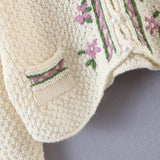 Women Sweater Knitwear Autumn and Winter Sweater Coat Women's Embroidered Knitted Cardigan