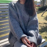 Women Knitted Pullover Sweater Women's Autumn Winter Sweater Top