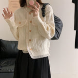 Women Knitwear Fall/Winter Slim-Fit Knitted Cardigan