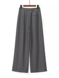Women Sweatpants Wide Leg Pants Draped Casual Pants