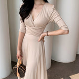 Women Dresses V-neck Dress