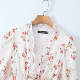 Women Tops Summer Cardigan Button Lace Shirt Top