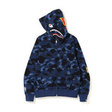 Bathing Ape Hoodie Joint Shark Sweater Hooded Zip Jacket