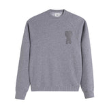 Ami love pullover sweatshirt fall and wintercouplelong sleeves new year loose raglan sleeves round neck casual