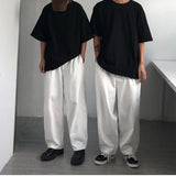 Men Jeans Oversize Loose Retro Casual Wide Leg Denim Pants