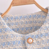 Women Woolen Coat Fall/Winter Chanel Coat Loose Crop Top
