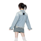 Women Jacket Multi-Pocket Denim Clothing Women's Autumn Denim Jacket Coat