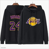 NBA Hoodie basketball jersey hooded sweater Kobe 24 ball