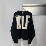 Saint m t sweater streetwear brand distressed graphic crewneck pullover