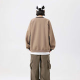 Unisex Hoodie Autumn Stitching Embroidered Sweater