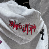 Chh Chrome Hearts Hoodie Autumn/Winter CH Classic Color Sanskrit Hand Painted Graffiti Casual Hooded Sweater